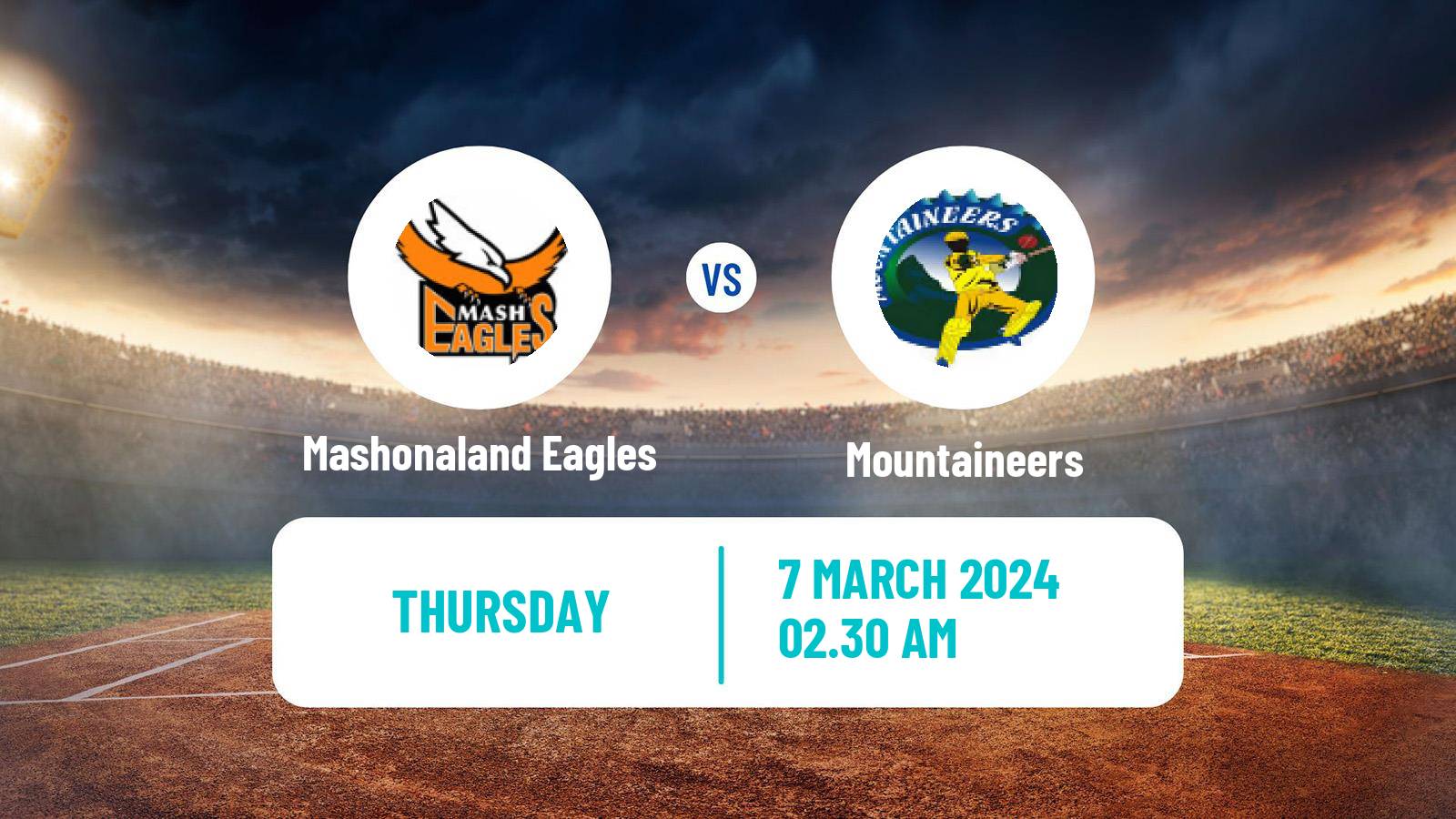 Cricket Zimbabwe Twenty20 Competition Mashonaland Eagles - Mountaineers