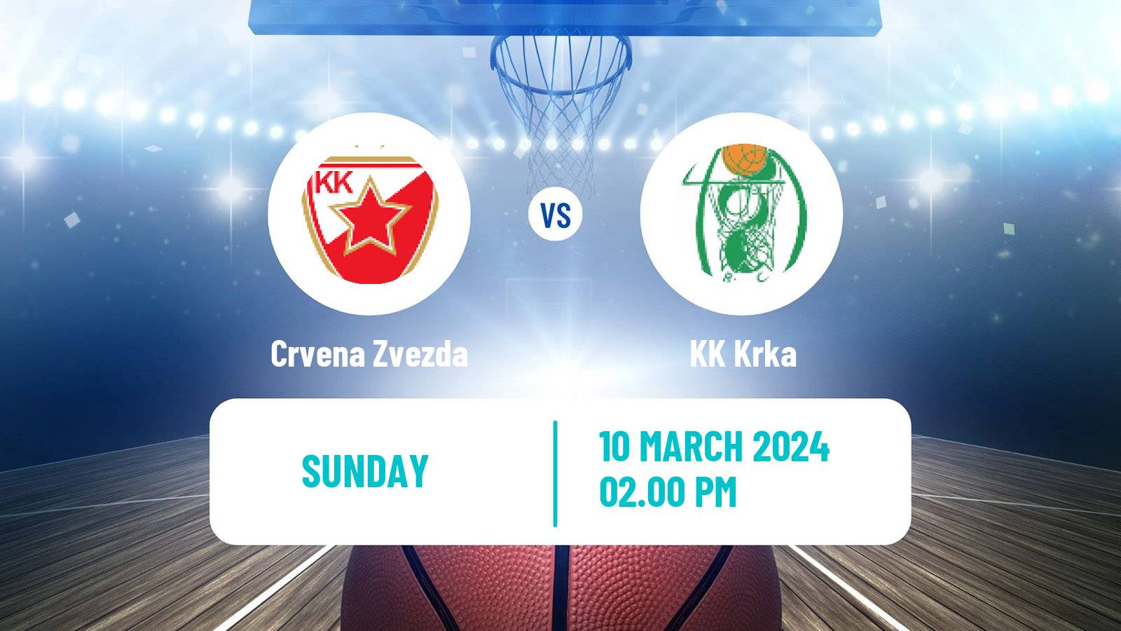 Basketball Adriatic League Crvena Zvezda - Krka