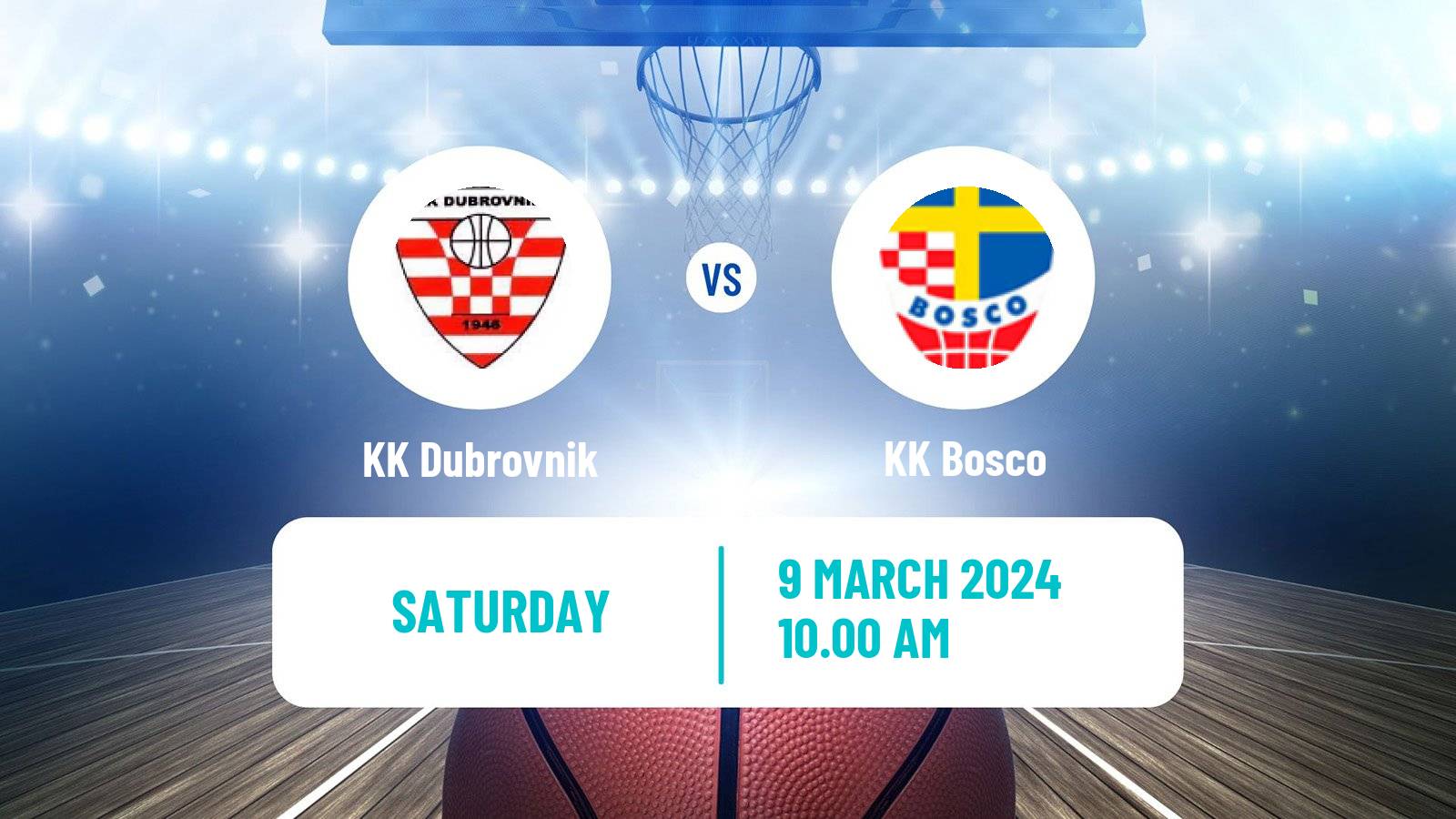 Basketball Croatian Premijer Liga Basketball Dubrovnik - Bosco