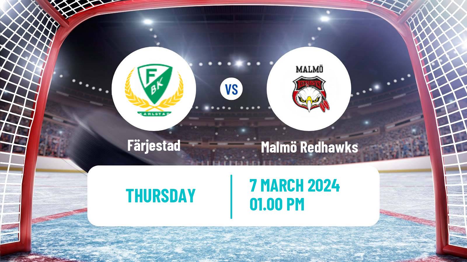 Hockey SHL Färjestad - Malmö Redhawks