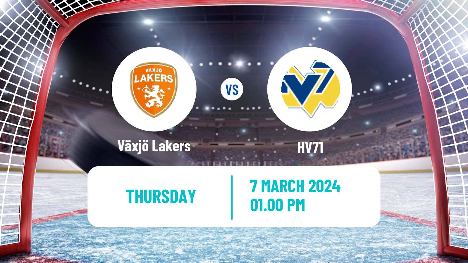 Hockey SHL Växjö Lakers - HV71