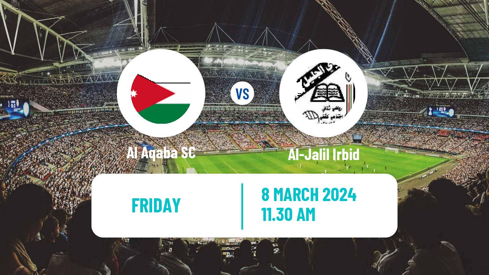 Soccer Jordan Premier League Al Aqaba - Al-Jalil Irbid