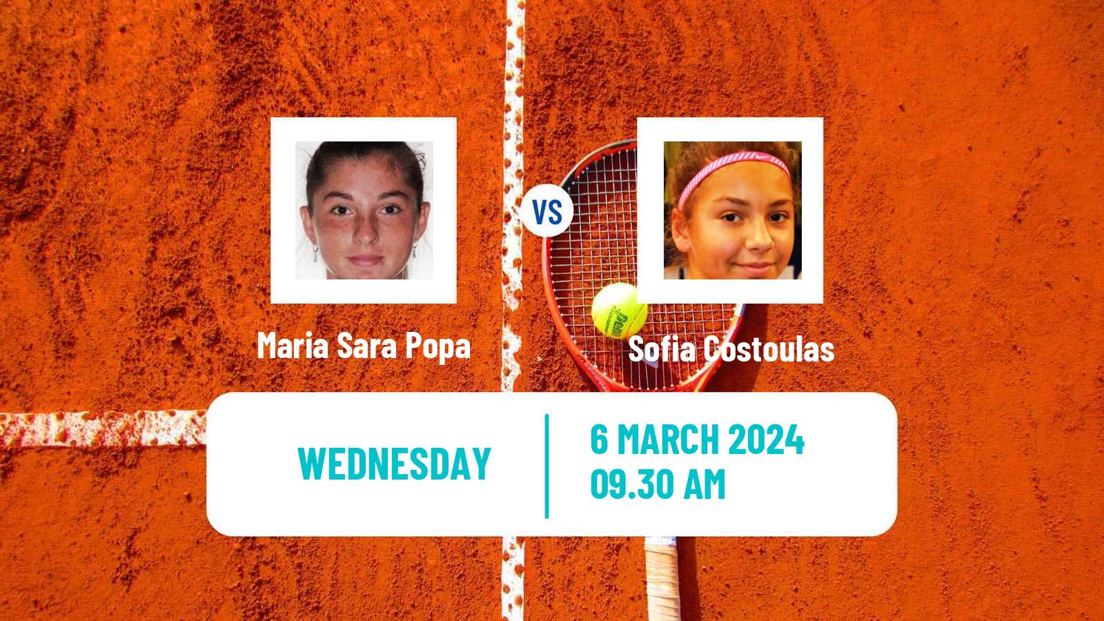 Tennis ITF W35 Santo Domingo Women Maria Sara Popa - Sofia Costoulas