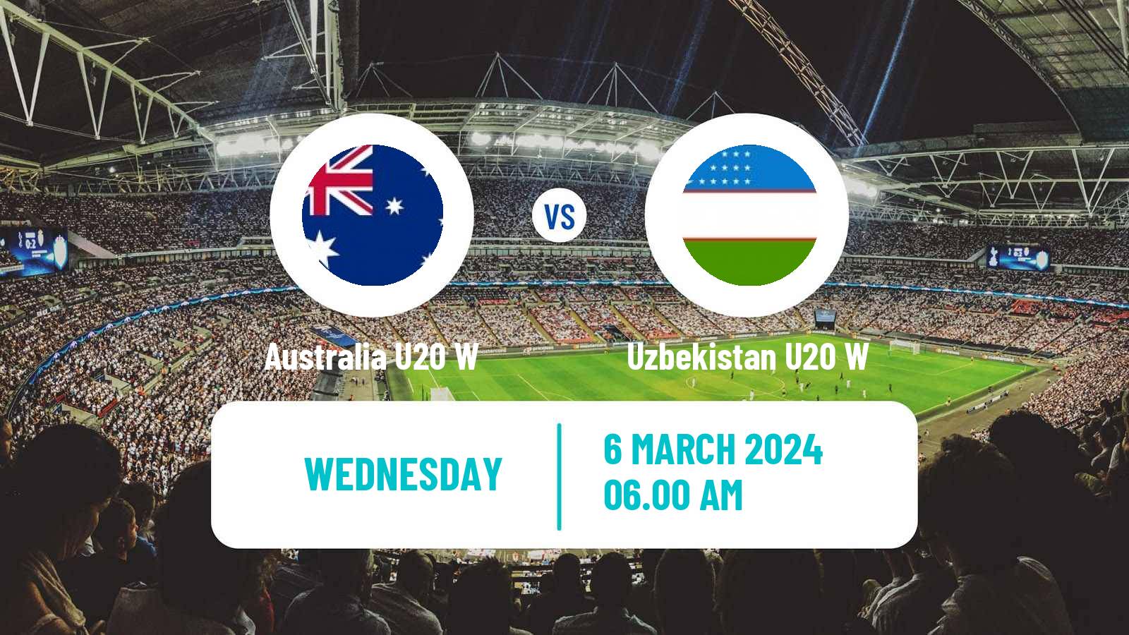 Soccer AFC Asian Cup Women U20 Australia U20 W - Uzbekistan U20 W