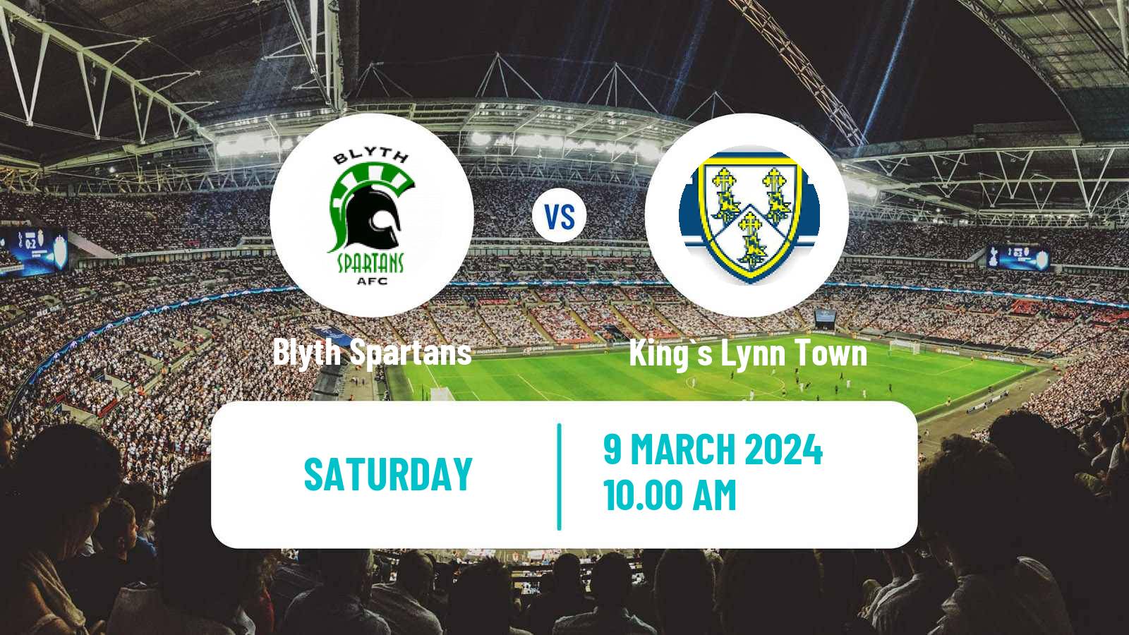 Soccer English National League North Blyth Spartans - King`s Lynn Town