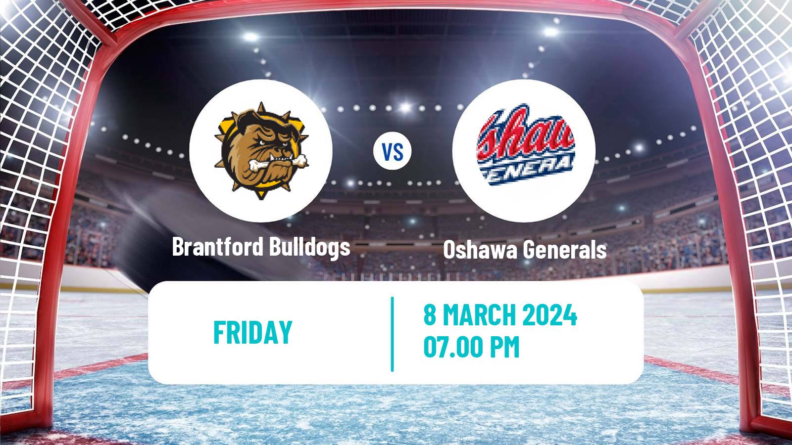 Hockey OHL Brantford Bulldogs - Oshawa Generals