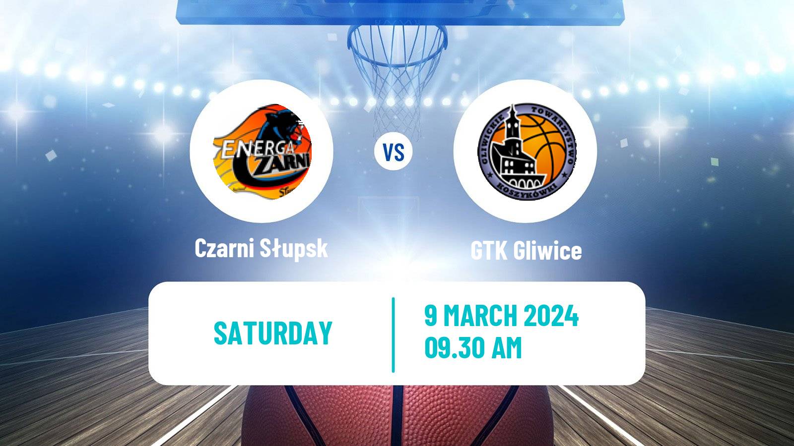 Basketball Polish Basket Liga Czarni Słupsk - GTK Gliwice