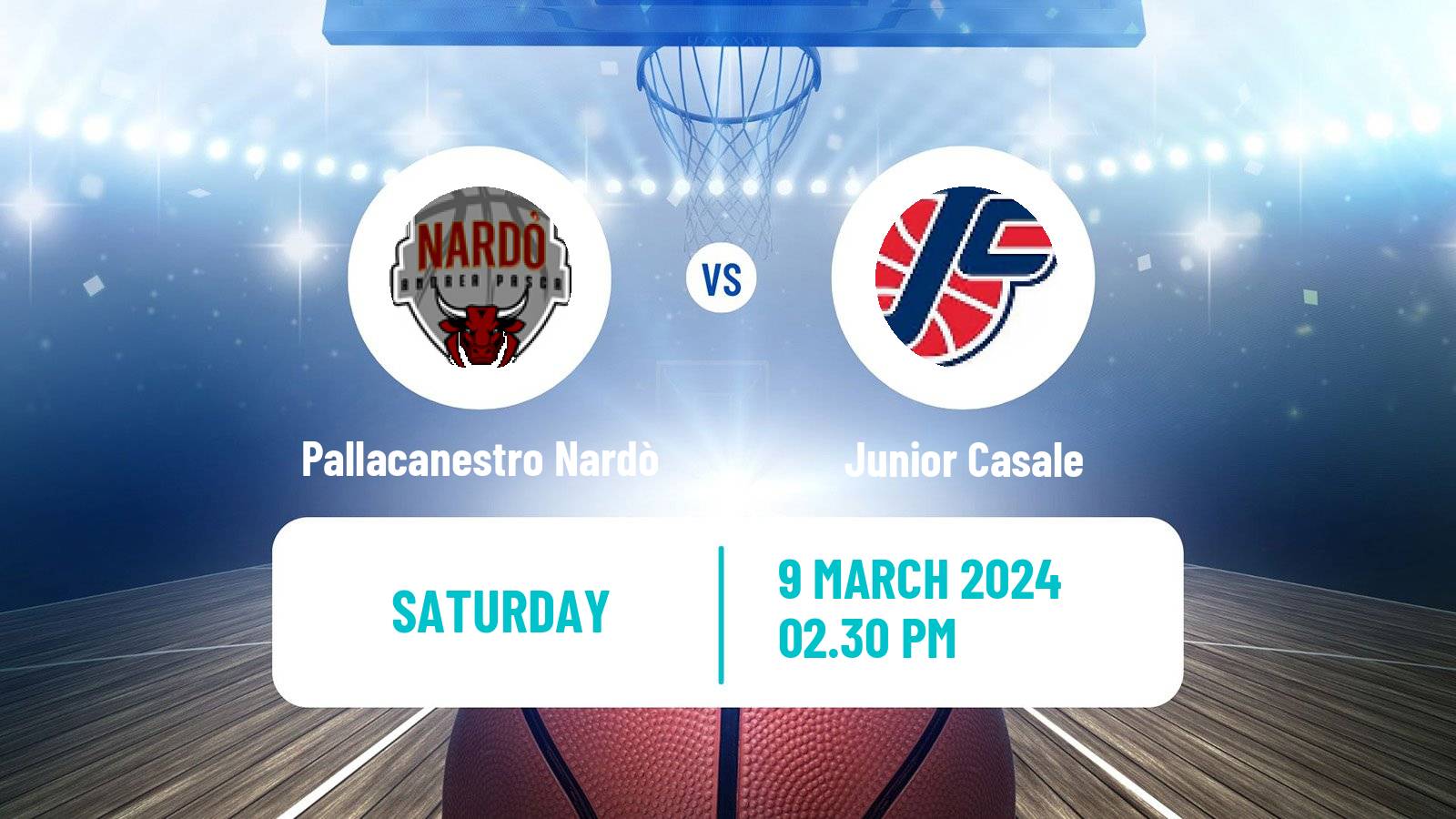 Basketball Italian Serie A2 Basketball Pallacanestro Nardò - Junior Casale