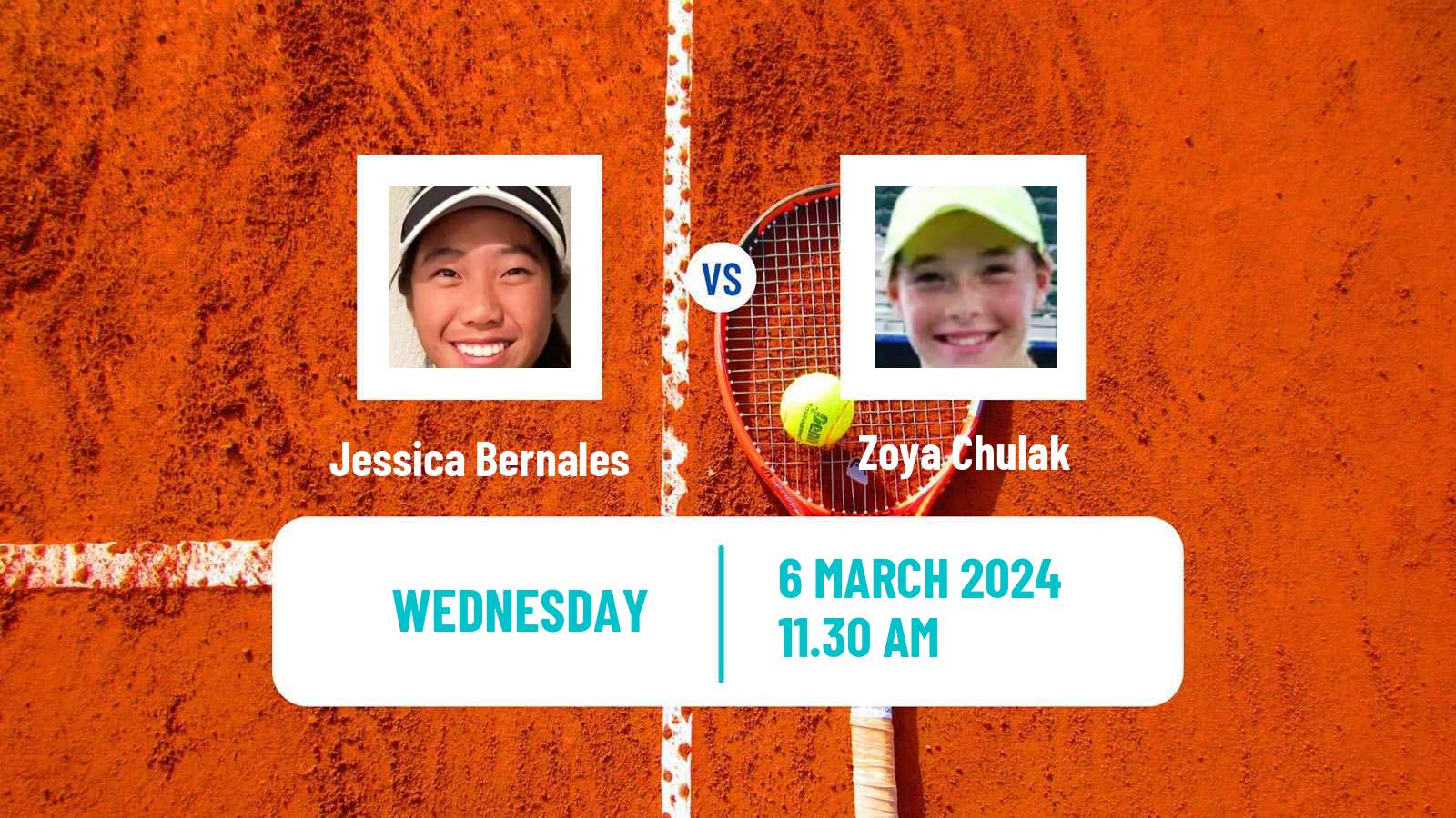 Tennis ITF W15 Brossard Women Jessica Bernales - Zoya Chulak