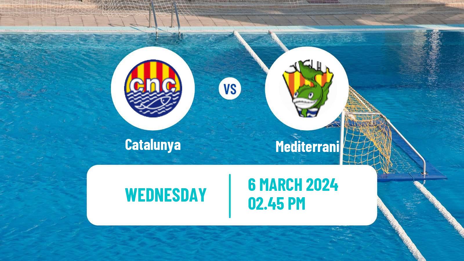 Water polo Spanish Liga Premaat Women Catalunya - Mediterrani