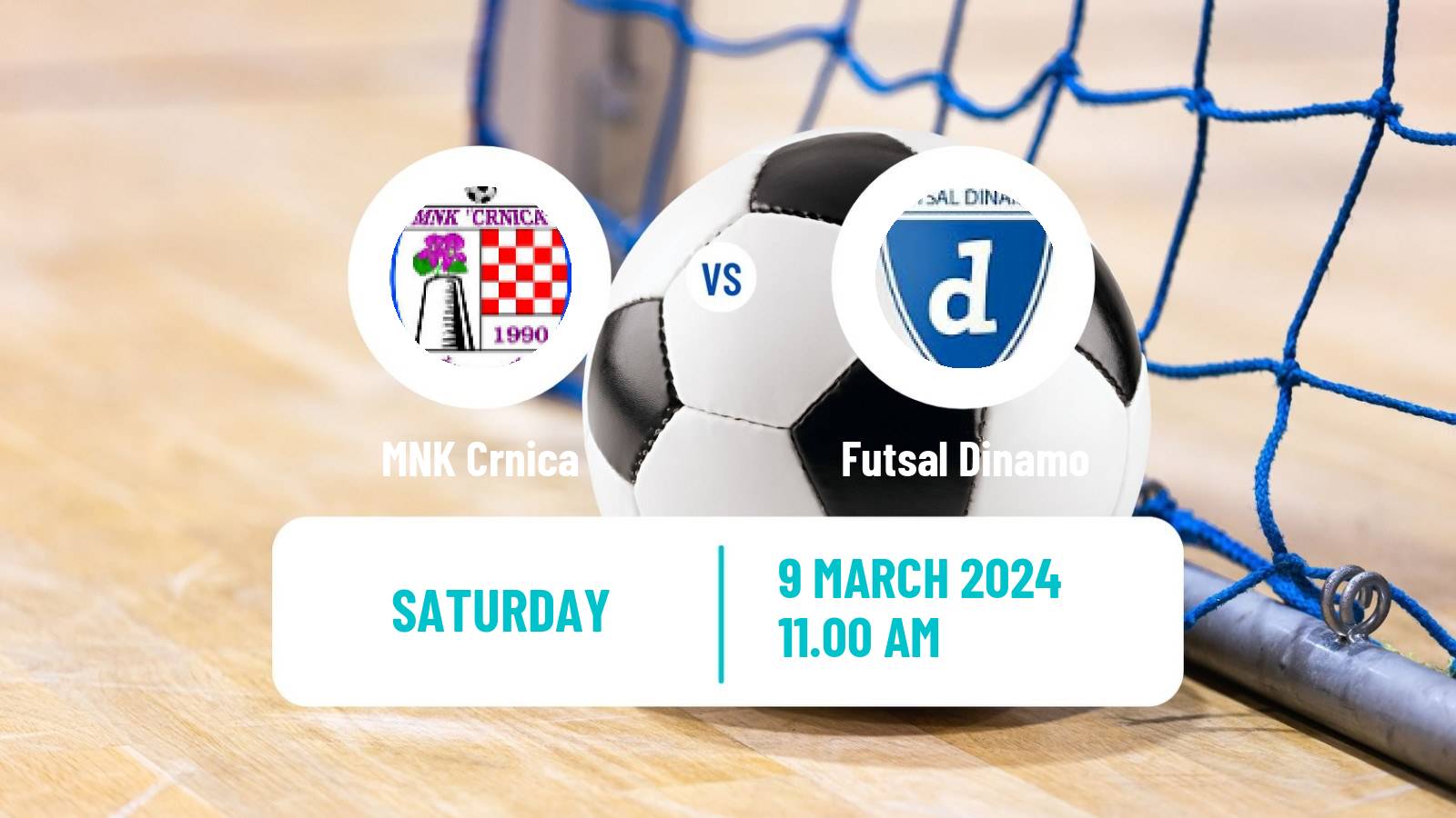 Futsal Croatian 1 HMNL Crnica - Futsal Dinamo
