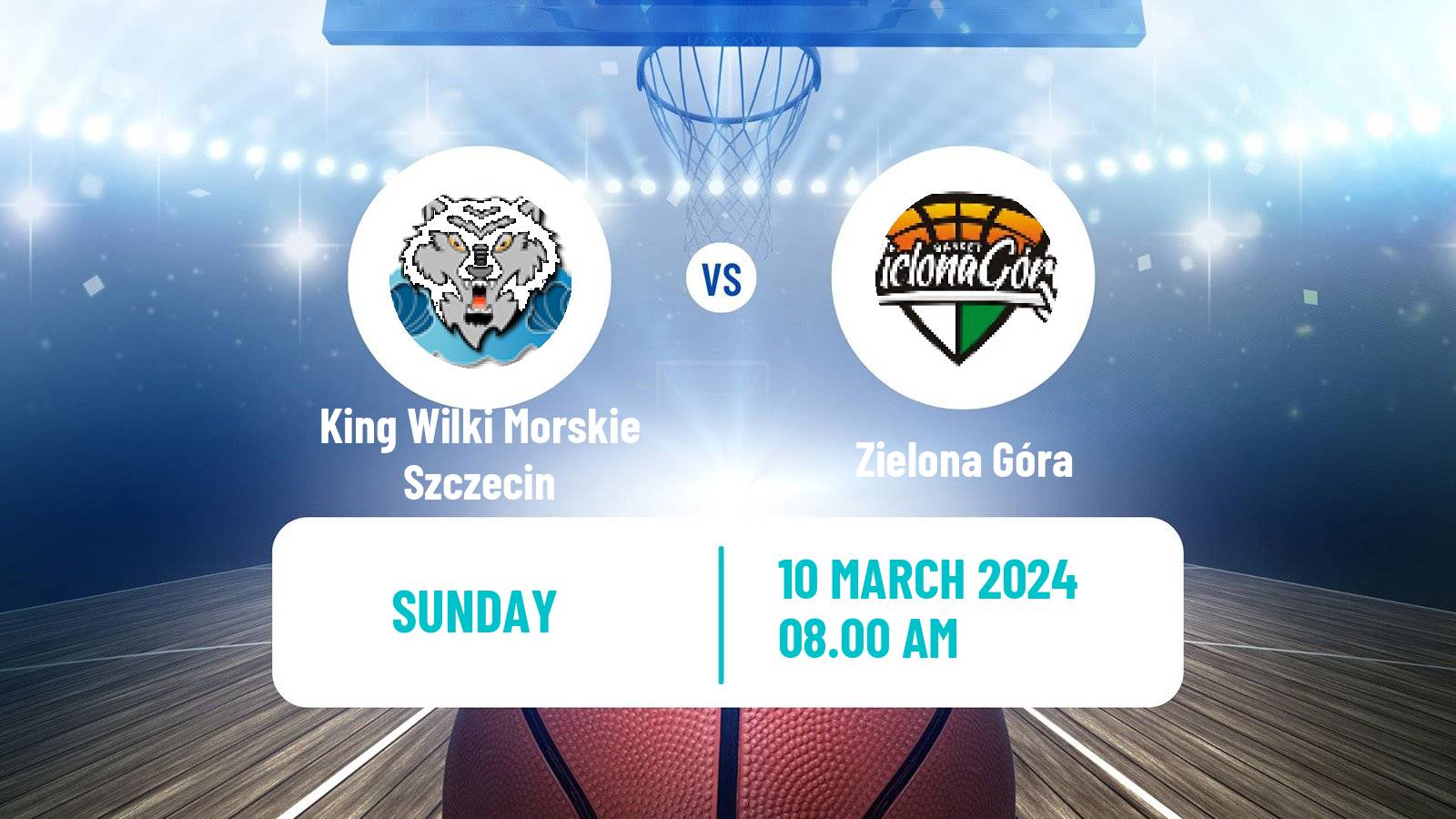 Basketball Polish Basket Liga King Wilki Morskie Szczecin - Zielona Góra
