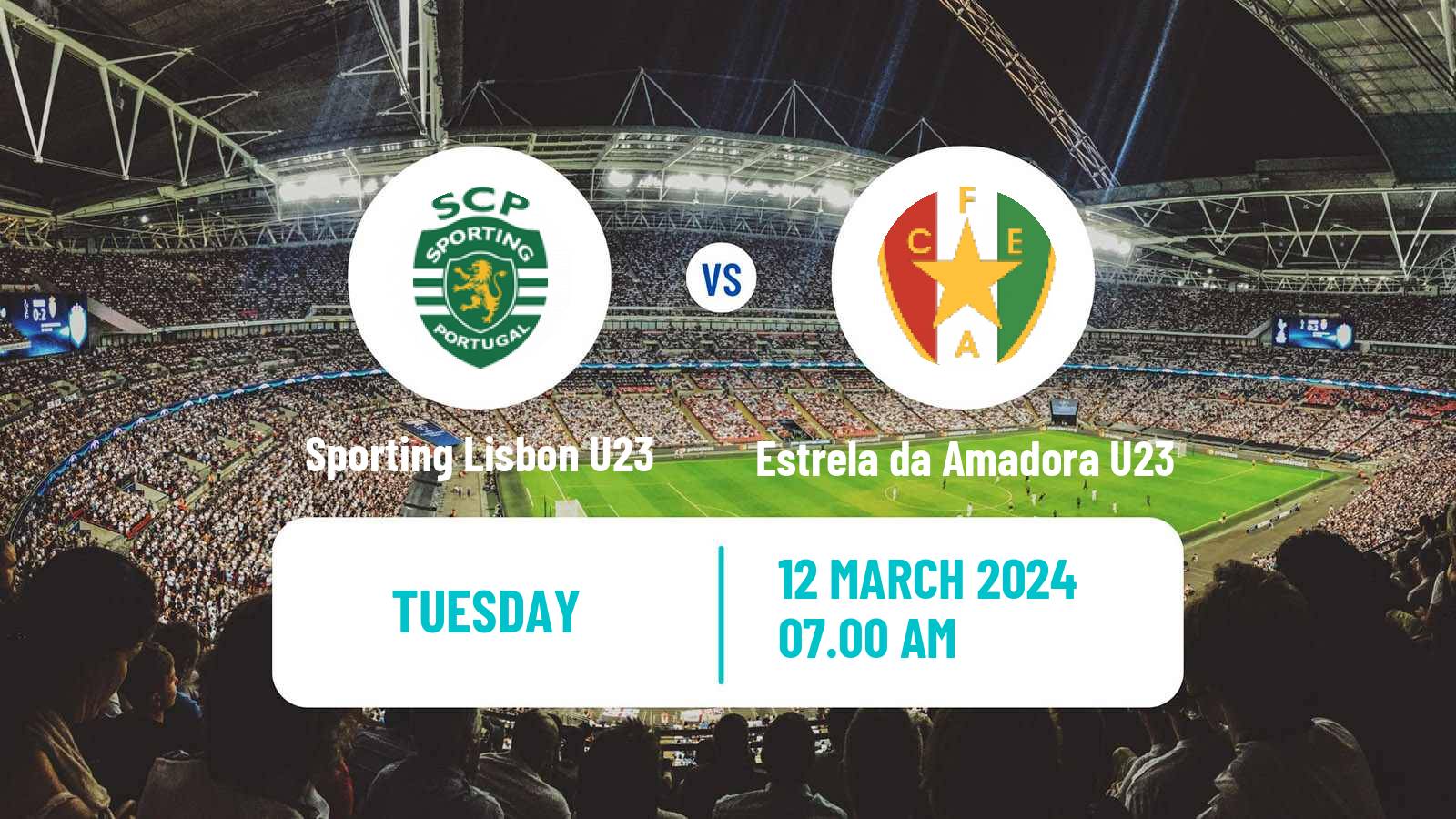 Soccer Portuguese Liga Revelacao U23 Sporting Lisbon U23 - Estrela da Amadora U23