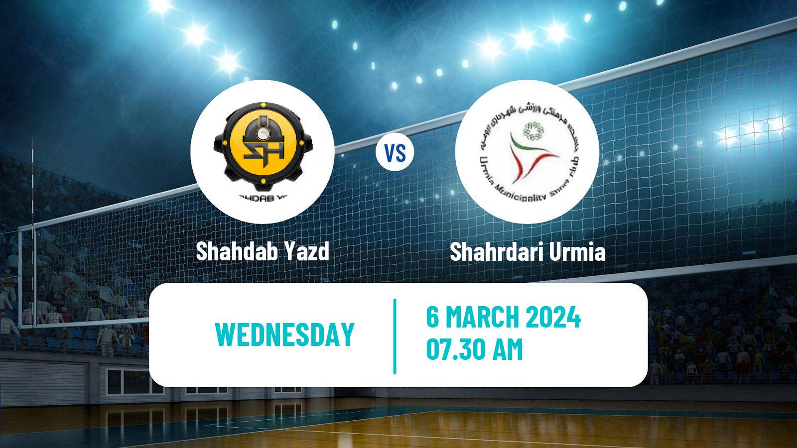 Volleyball Iran Super League Volleyball Shahdab Yazd - Shahrdari Urmia