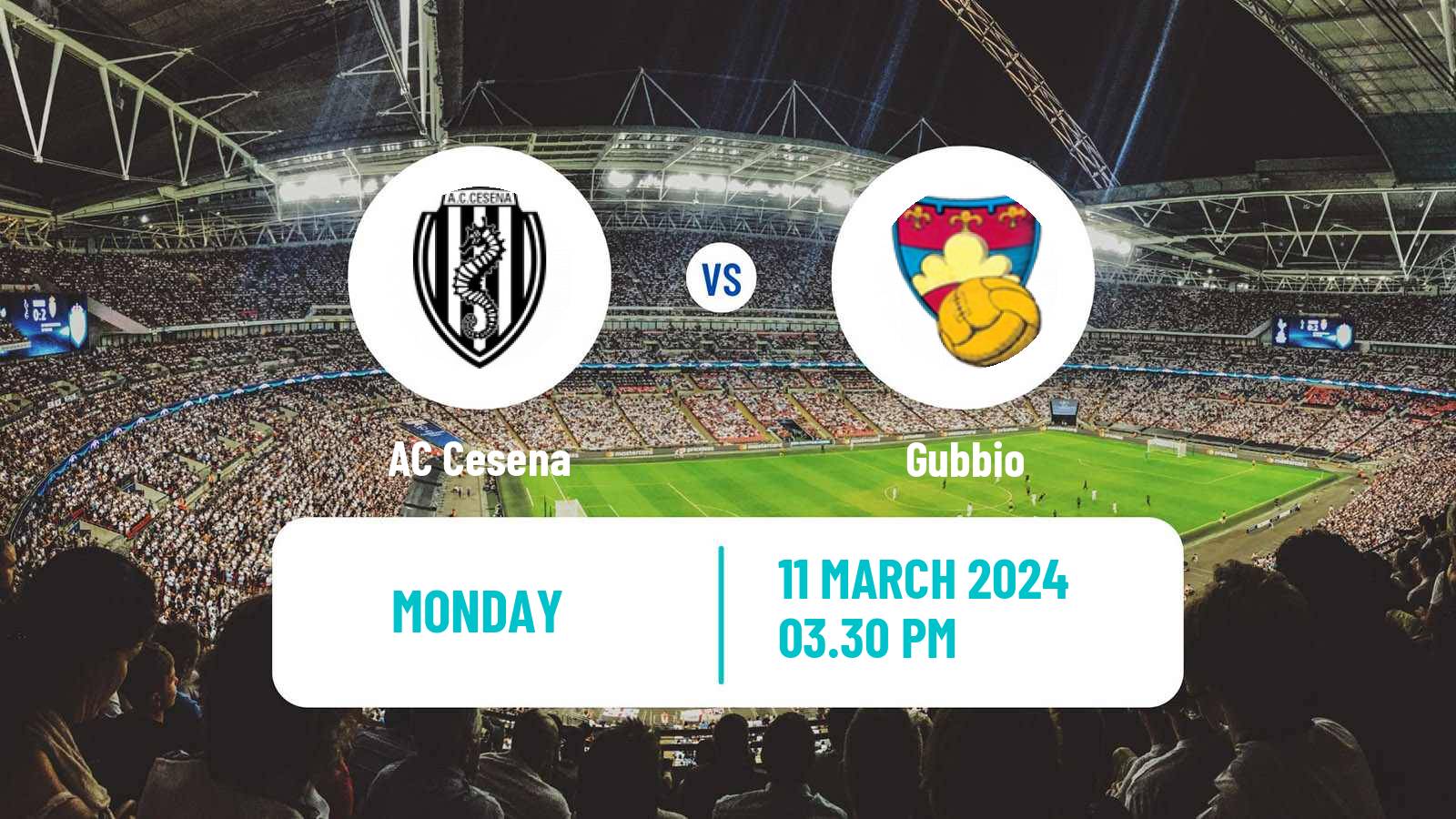 Soccer Italian Serie C Group B Cesena - Gubbio
