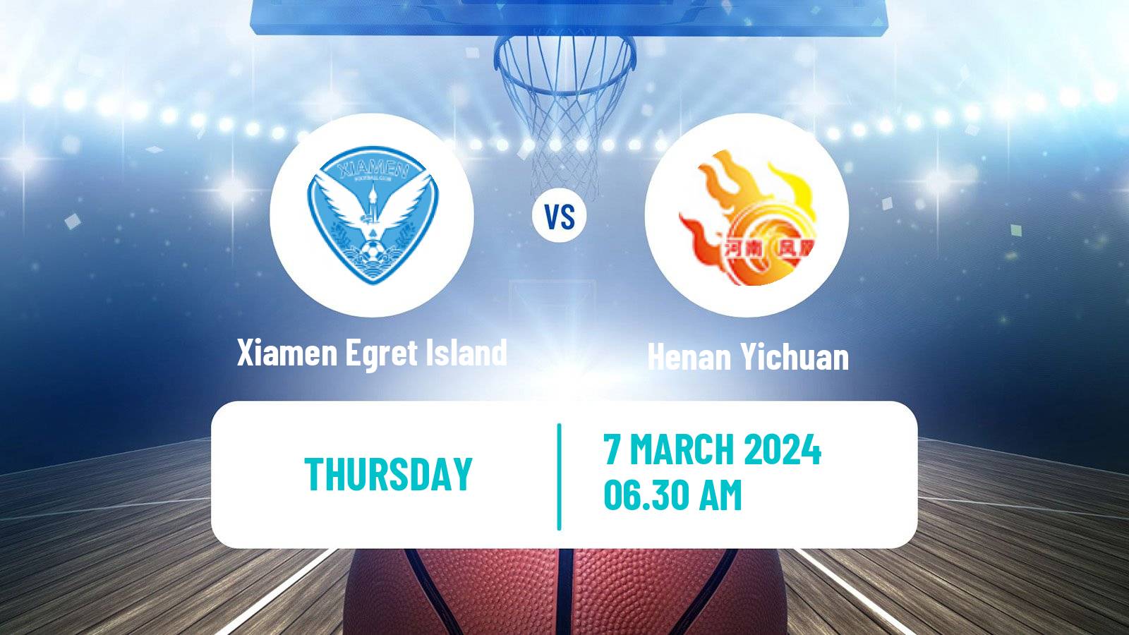 Basketball WCBA Xiamen Egret Island - Henan Yichuan