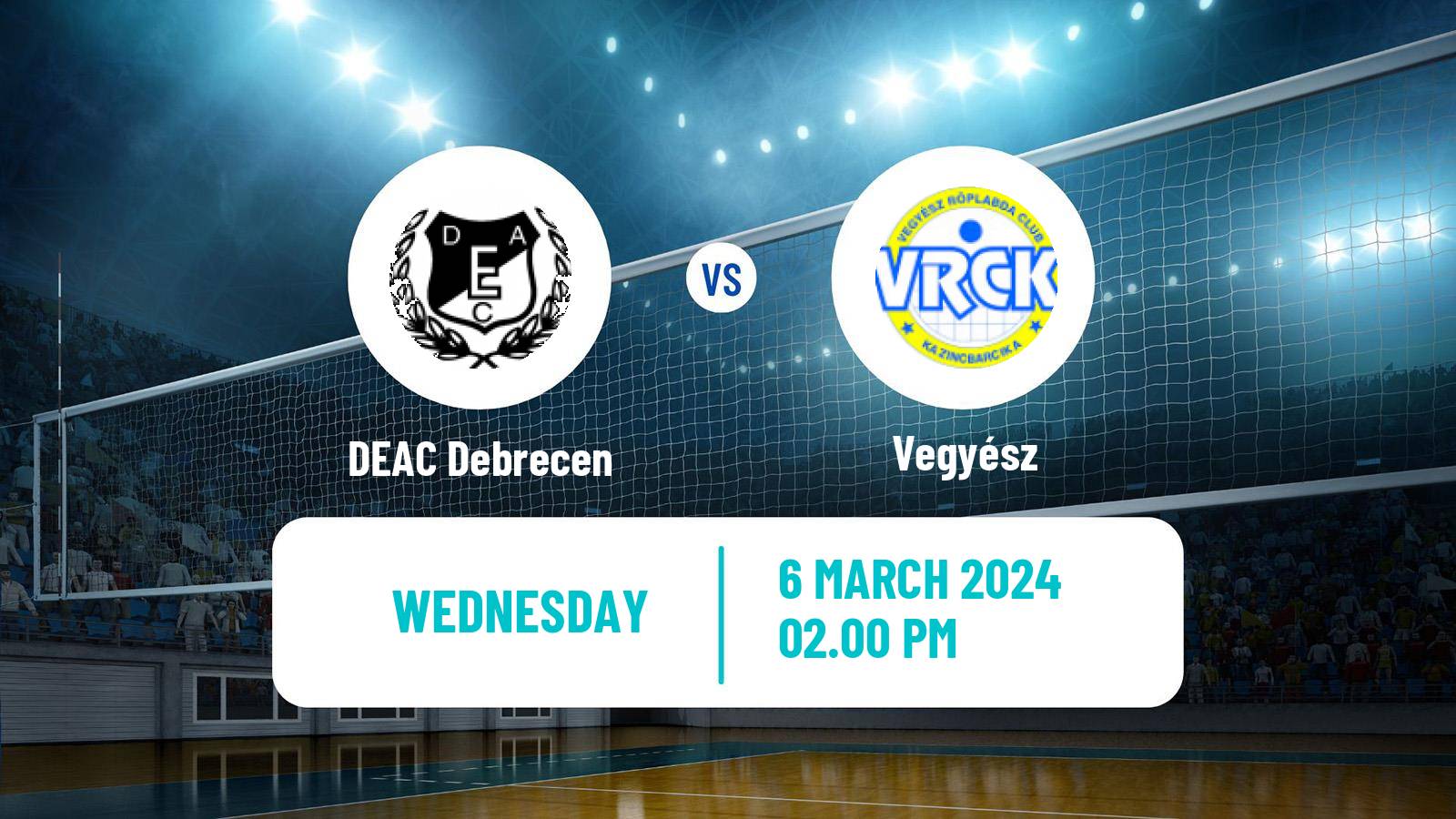 Volleyball Hungarian Extraliga Volleyball DEAC Debrecen - Vegyész
