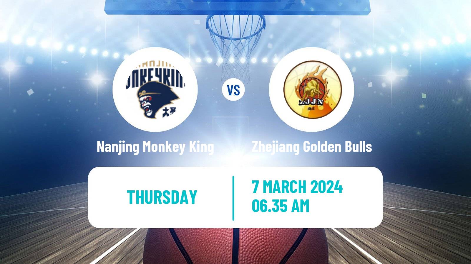 Basketball CBA Nanjing Monkey King - Zhejiang Golden Bulls