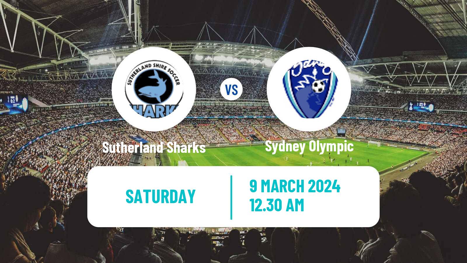 Soccer Australian NPL NSW Sutherland Sharks - Sydney Olympic