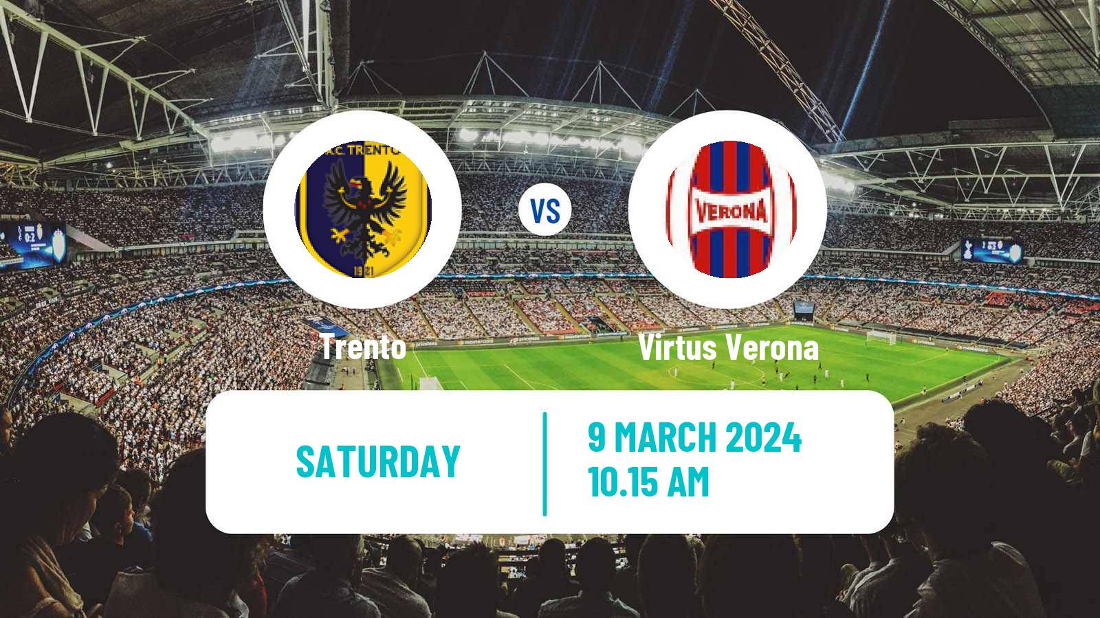 Soccer Italian Serie C Group A Trento - Virtus Verona