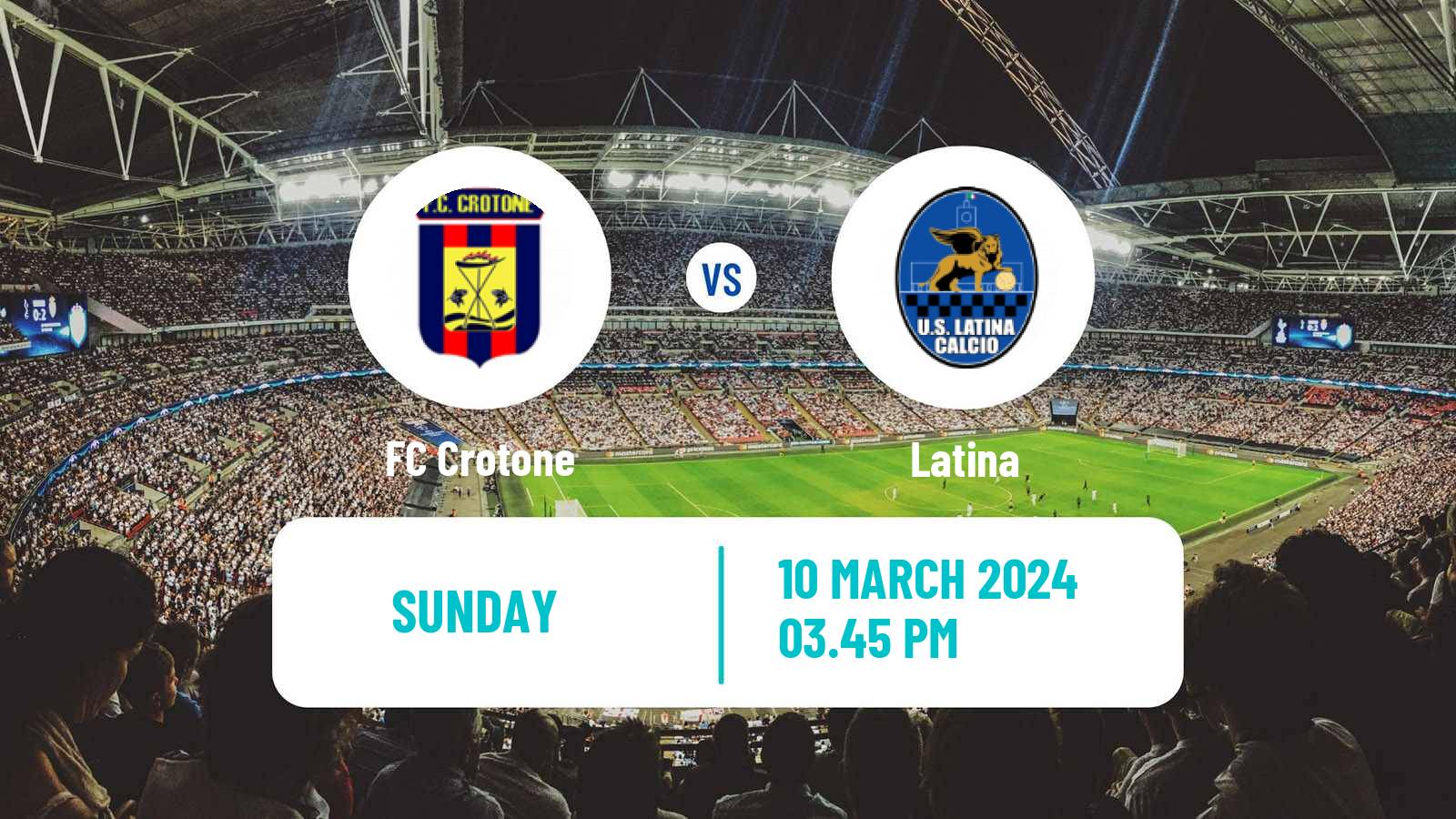 Soccer Italian Serie C Group C Crotone - Latina