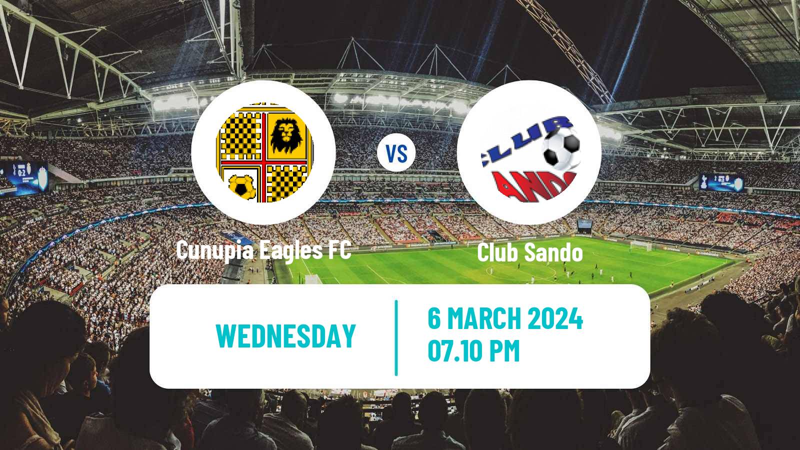 Soccer Trinidad and Tobago Premier League Cunupia Eagles FC - Club Sando