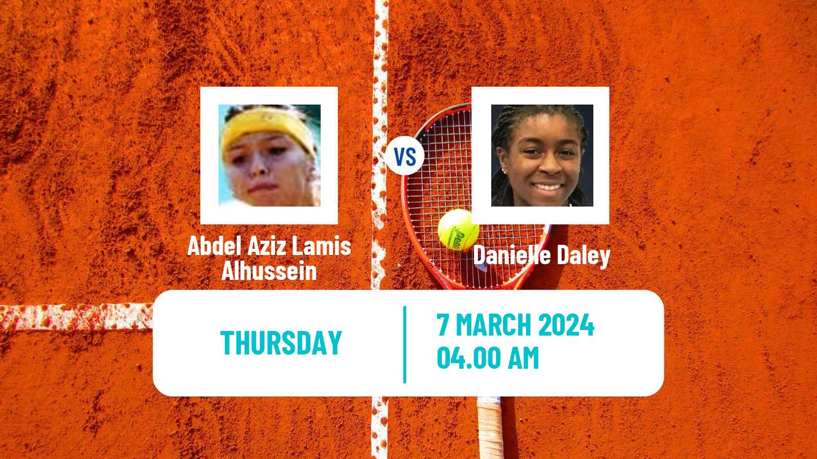 Tennis ITF W15 Sharm Elsheikh 5 Women Abdel Aziz Lamis Alhussein - Danielle Daley