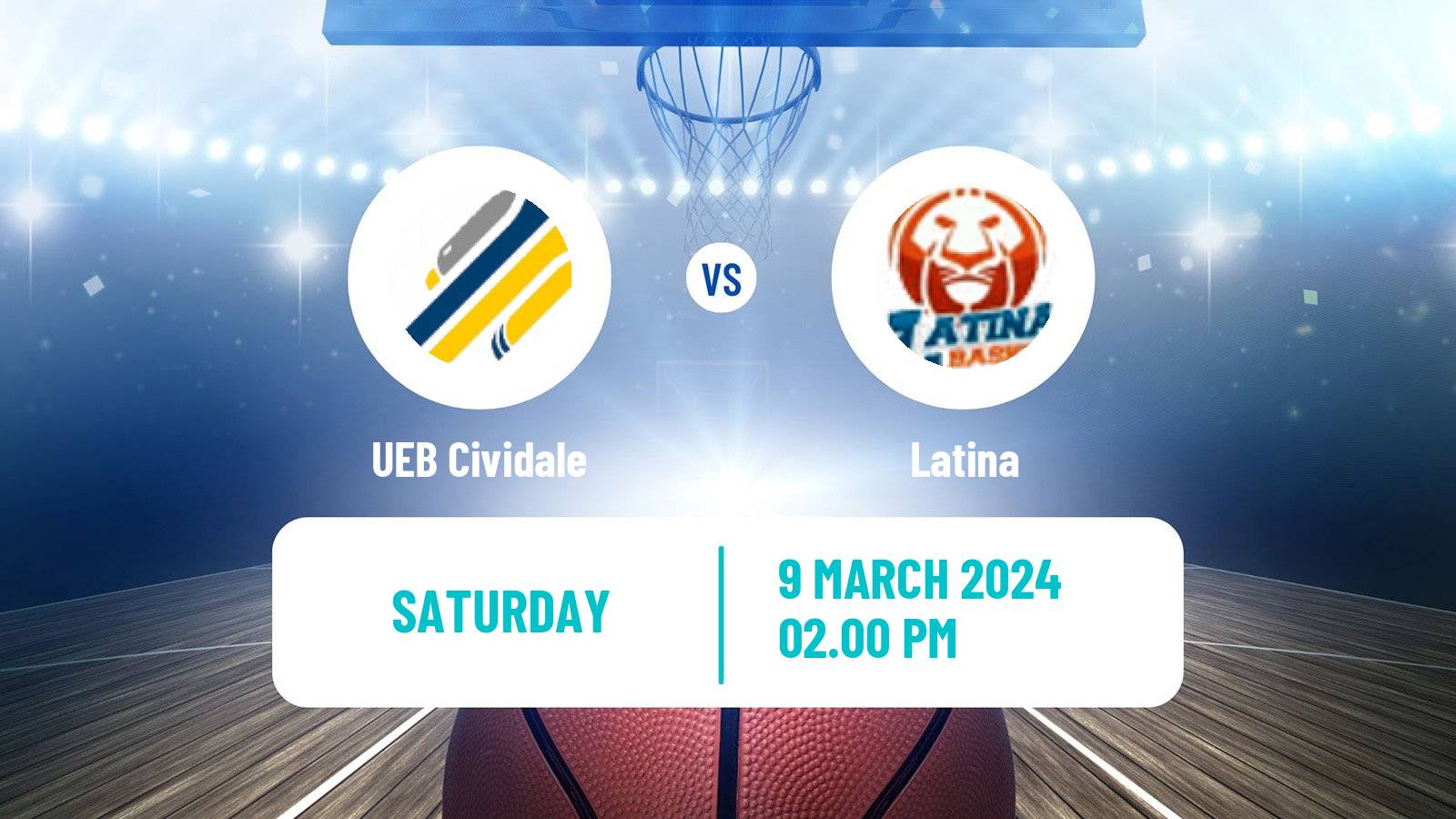 Basketball Italian Serie A2 Basketball Cividale - Latina