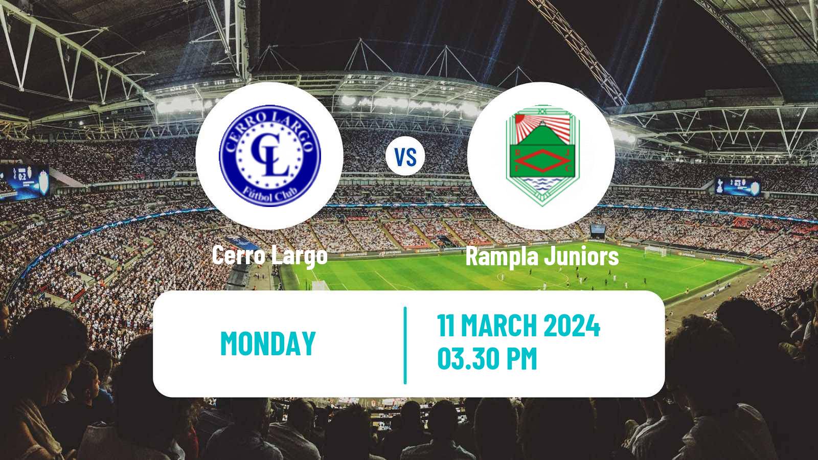 Soccer Uruguayan Primera Division Cerro Largo - Rampla Juniors