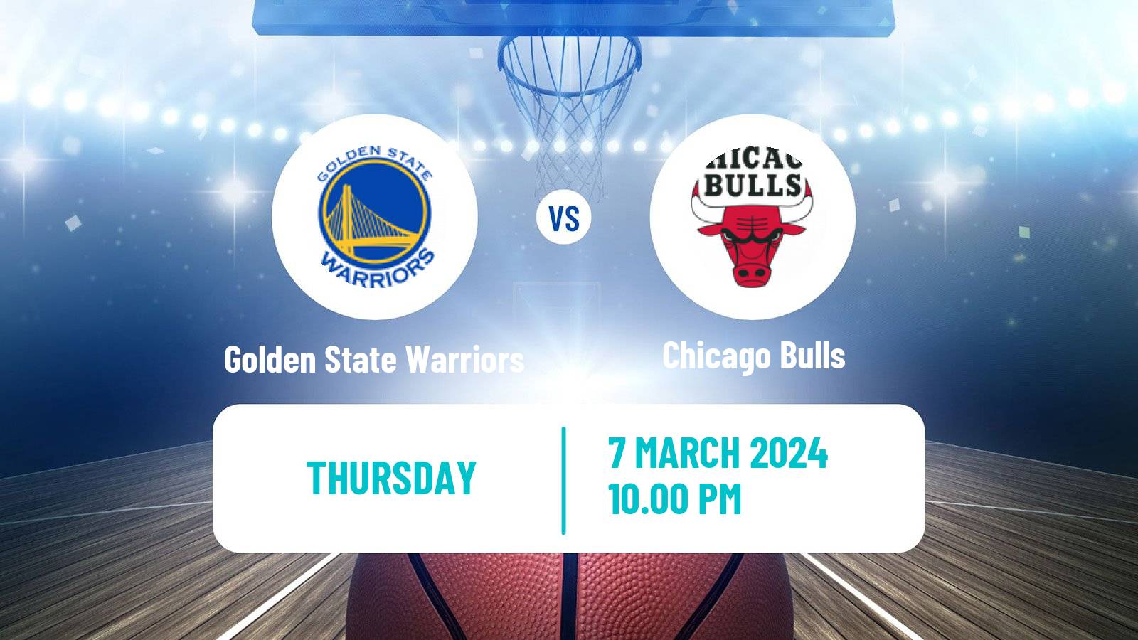 Basketball NBA Golden State Warriors - Chicago Bulls