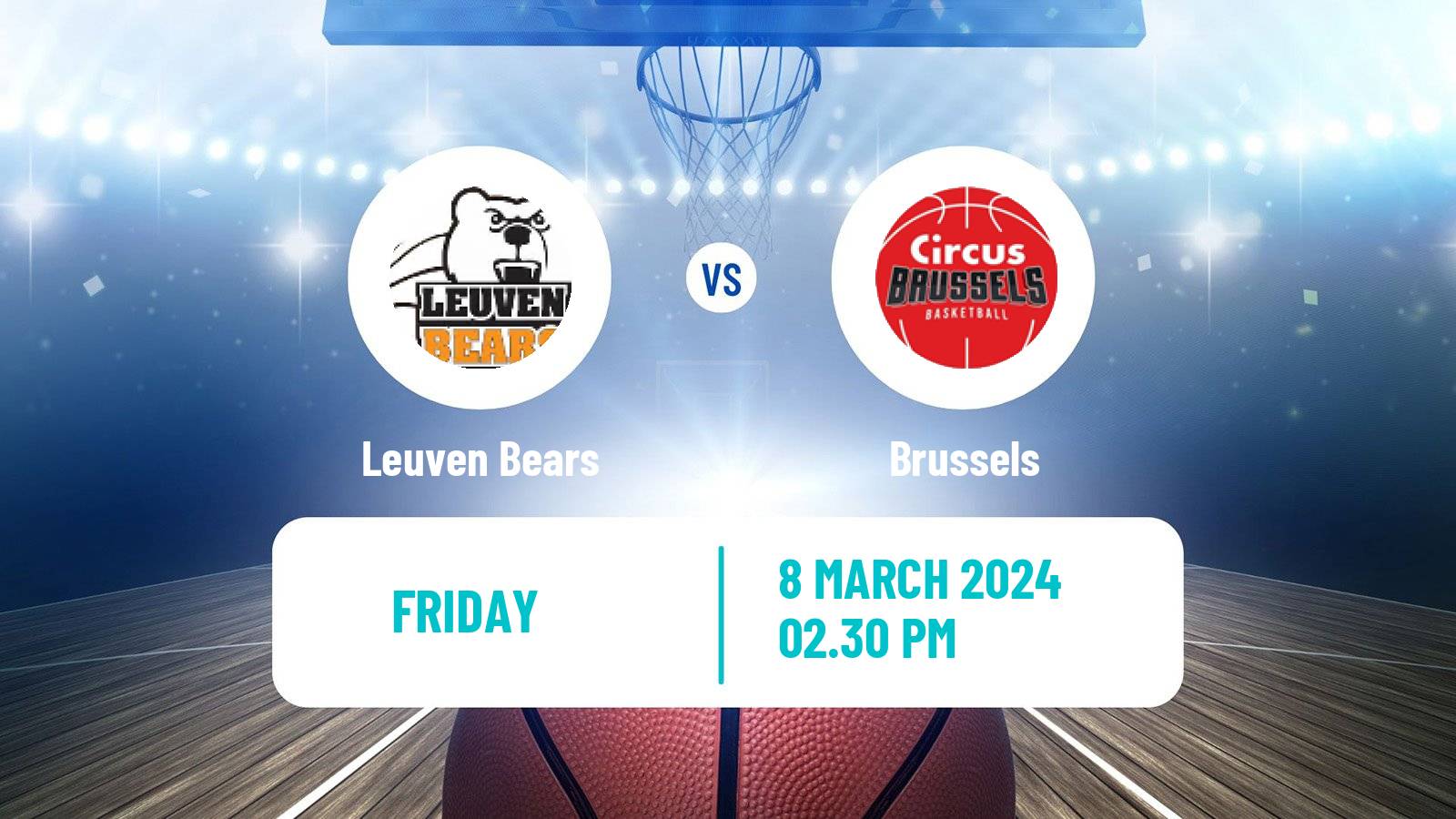 Basketball BNXT League Leuven Bears - Brussels