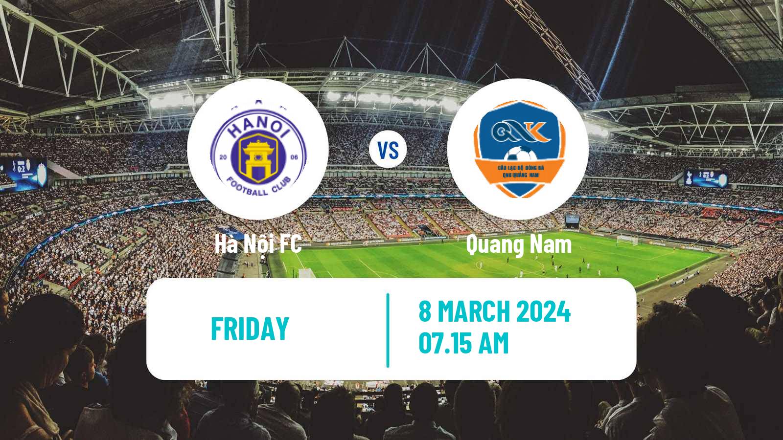 Soccer Vietnamese V League 1 Hà Nội FC - Quang Nam