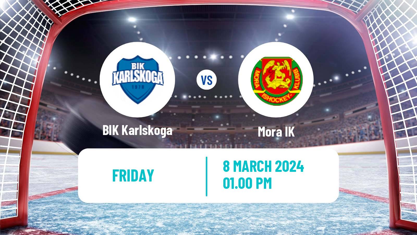 Hockey Swedish Hockey Allsvenskan BIK Karlskoga - Mora