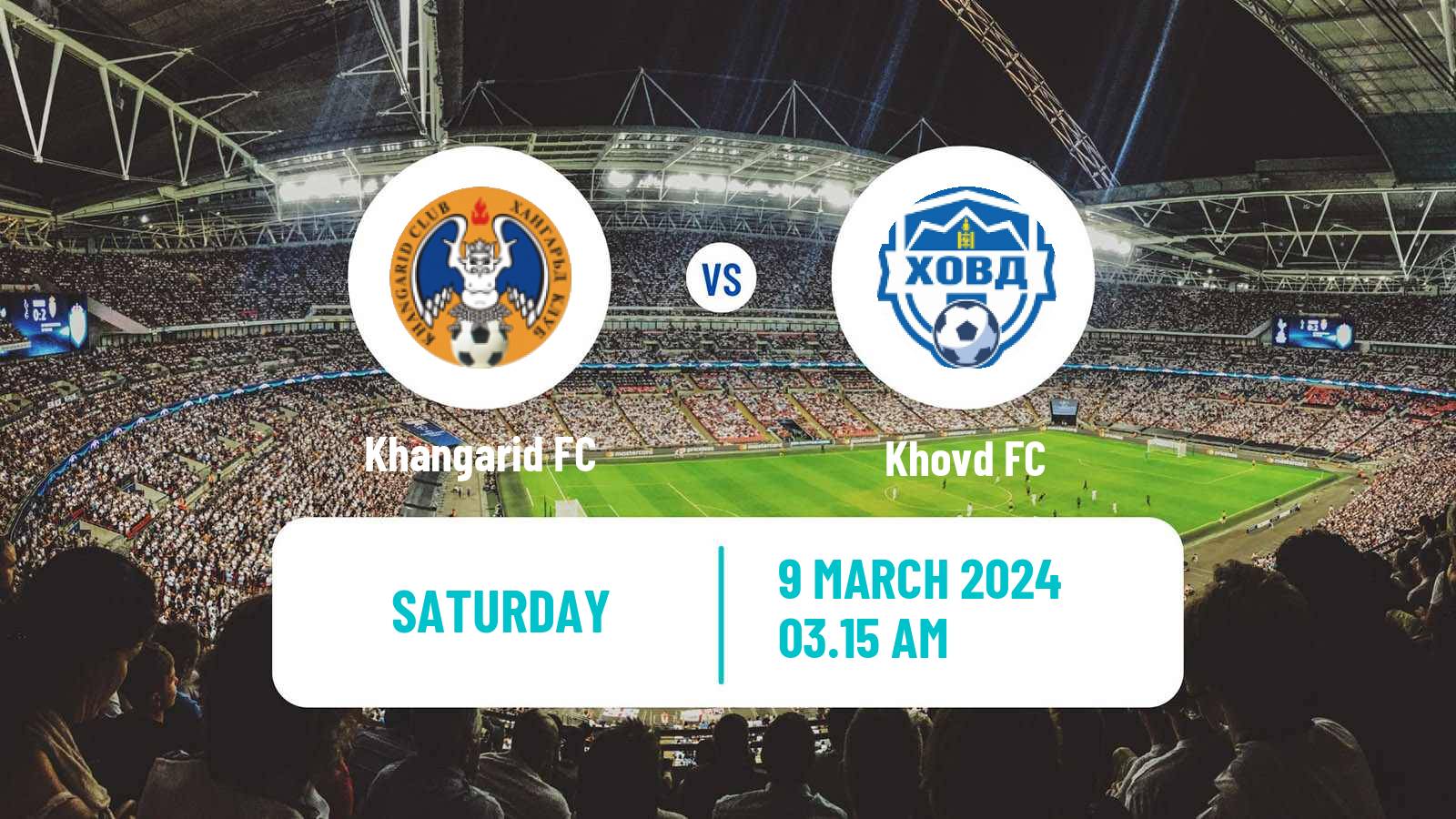 Soccer Mongolian Premier League Khangarid - Khovd