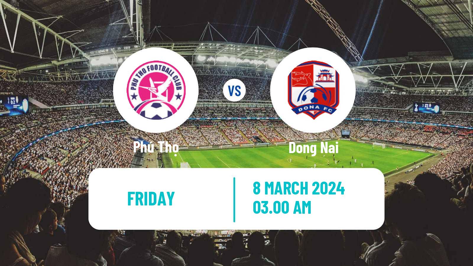 Soccer Vietnamese V League 2 Phú Thọ - Dong Nai