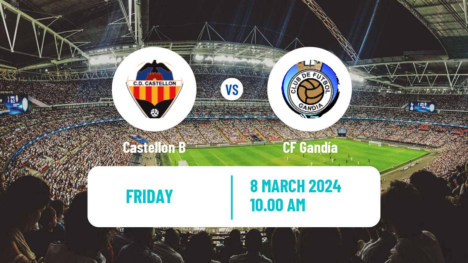Soccer Spanish Tercera RFEF - Group 6 Castellon B - Gandía