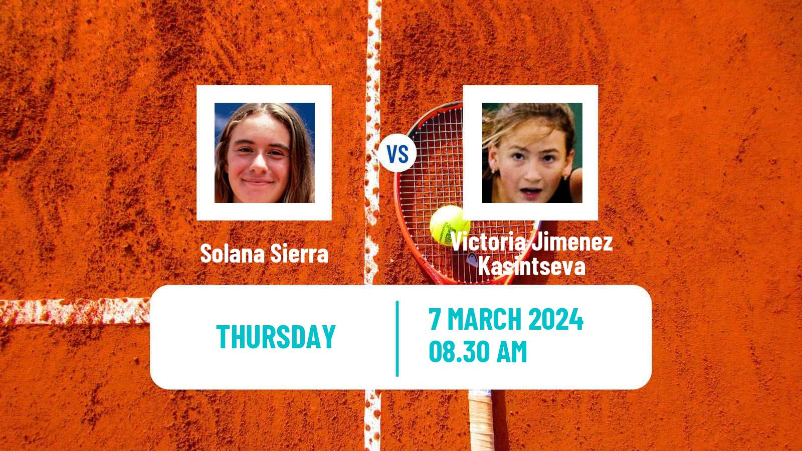 Tennis ITF W35 Santo Domingo Women Solana Sierra - Victoria Jimenez Kasintseva