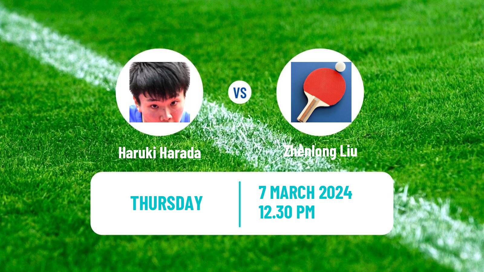 Table tennis Challenger Series Men Haruki Harada - Zhenlong Liu