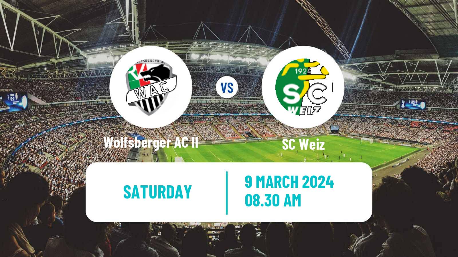Soccer Austrian Regionalliga Central Wolfsberger AC II - SC Weiz
