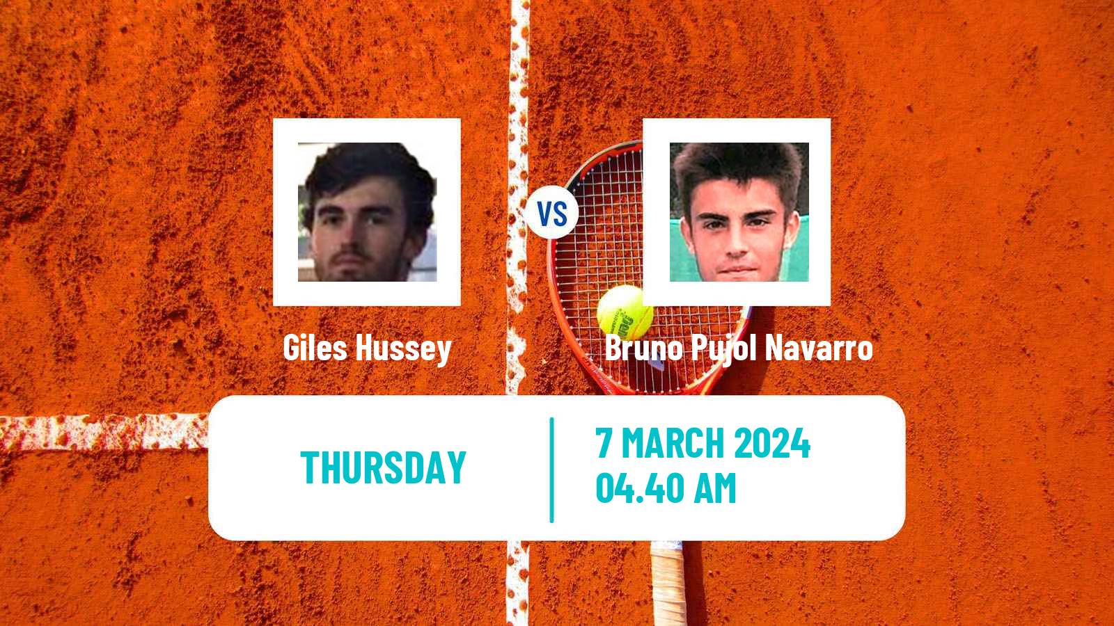 Tennis ITF M15 Torello Men Giles Hussey - Bruno Pujol Navarro