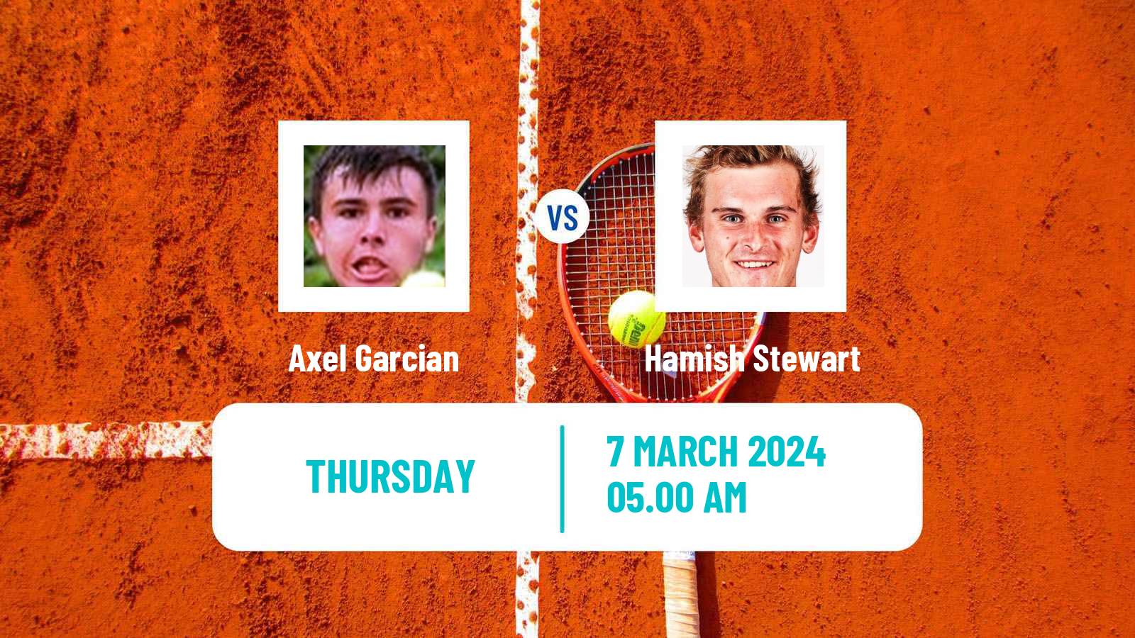 Tennis ITF M15 Poitiers Men Axel Garcian - Hamish Stewart
