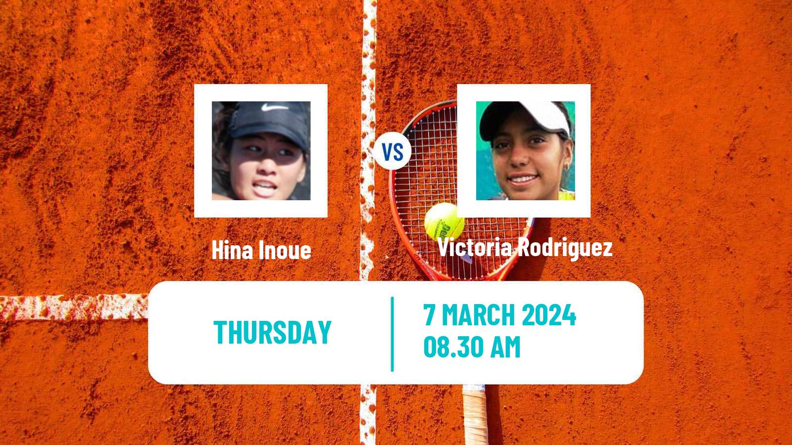Tennis ITF W35 Santo Domingo Women Hina Inoue - Victoria Rodriguez