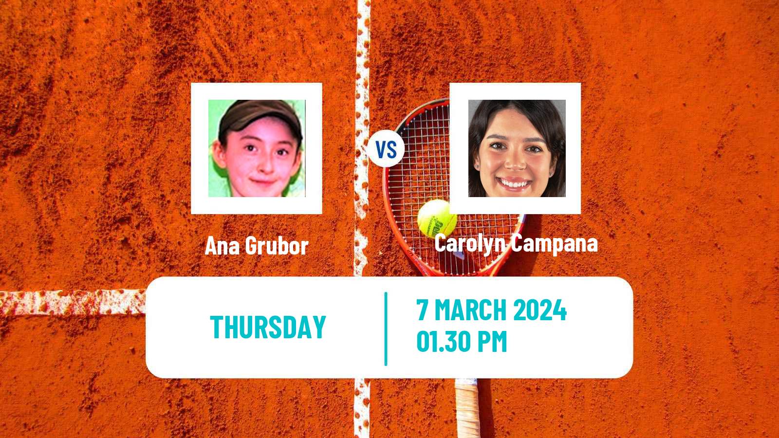Tennis ITF W15 Brossard Women Ana Grubor - Carolyn Campana