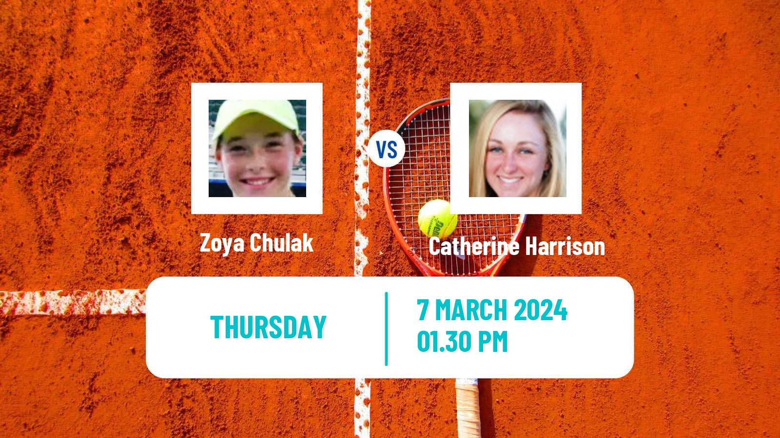 Tennis ITF W15 Brossard Women Zoya Chulak - Catherine Harrison