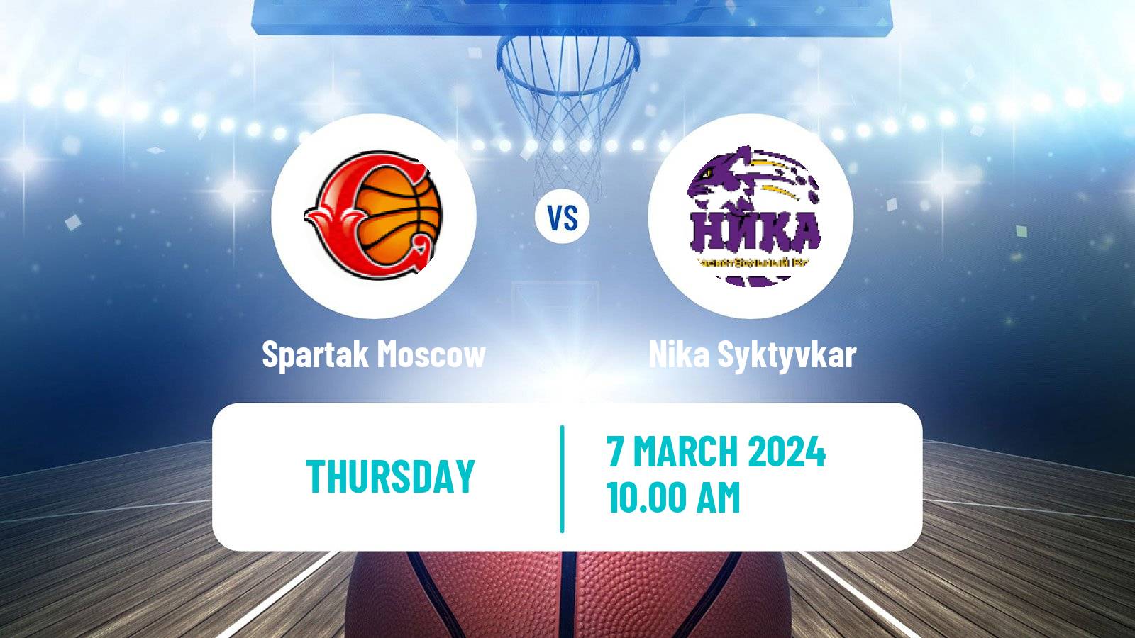 Basketball Russian Premier League Basketball Women Spartak Moscow - Nika Syktyvkar