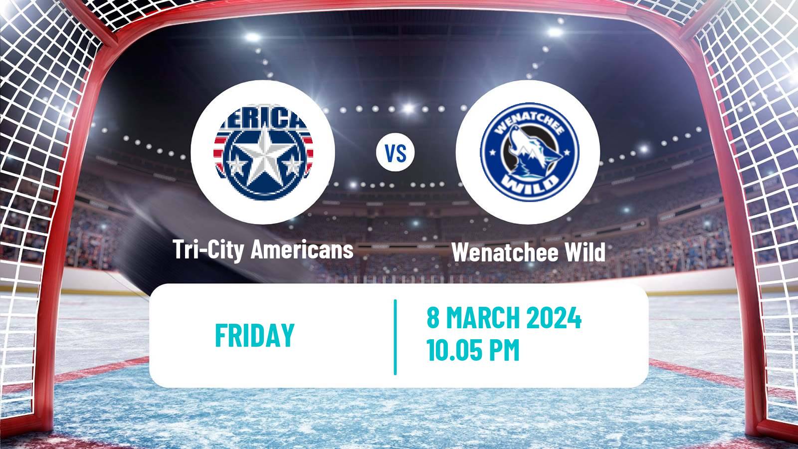 Hockey WHL Tri-City Americans - Wenatchee Wild