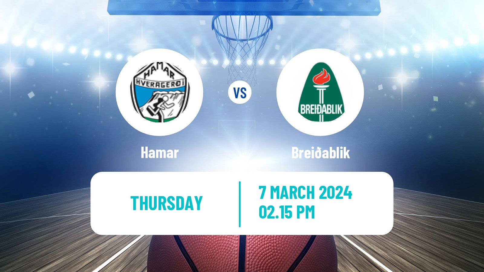 Basketball Icelandic Premier League Basketball Hamar - Breiðablik