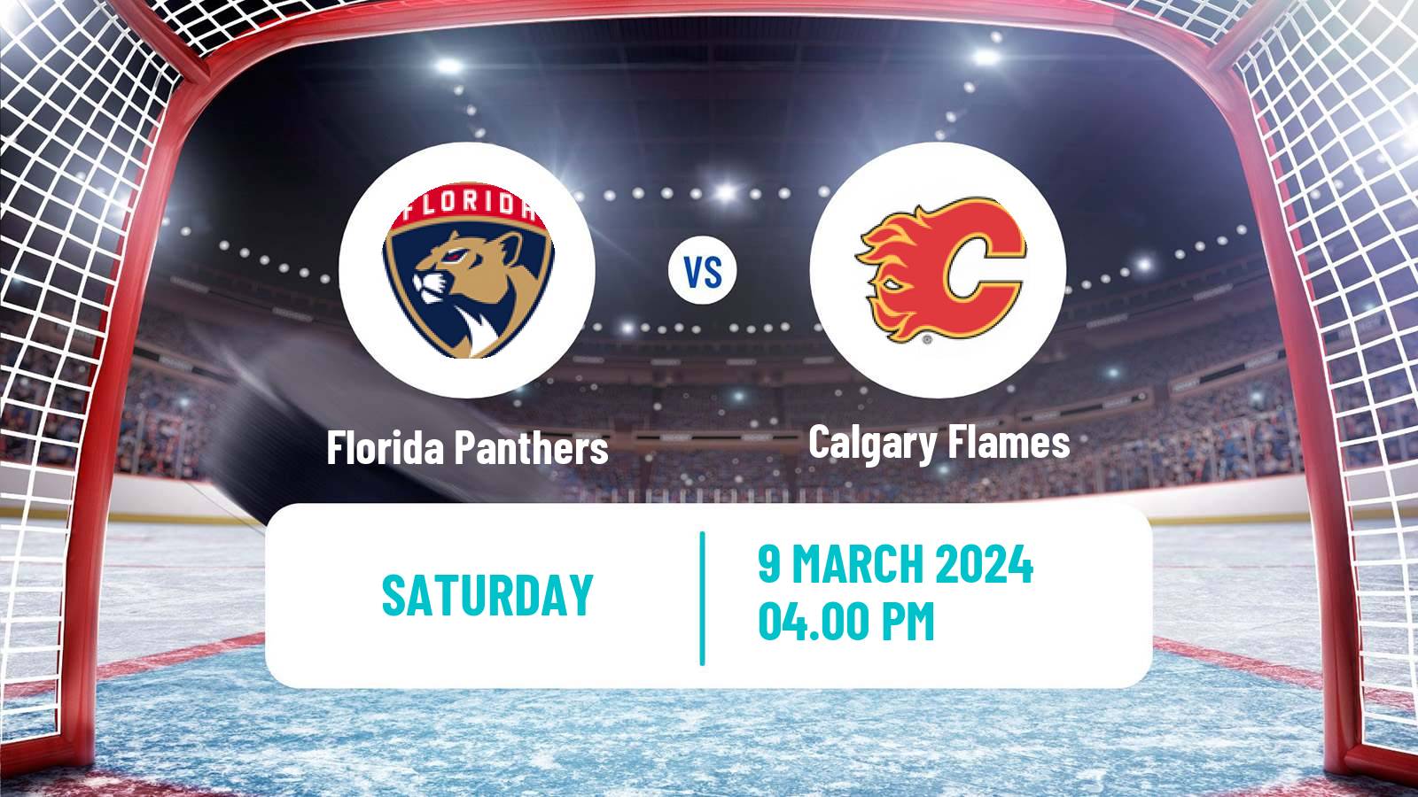 Hockey NHL Florida Panthers - Calgary Flames
