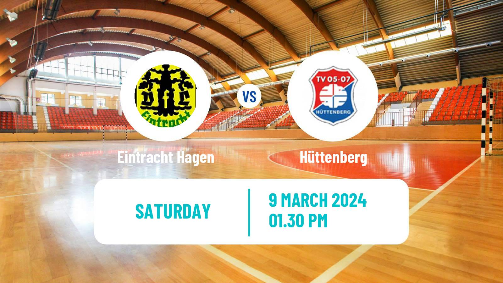 Handball German 2 Bundesliga Handball Eintracht Hagen - Hüttenberg