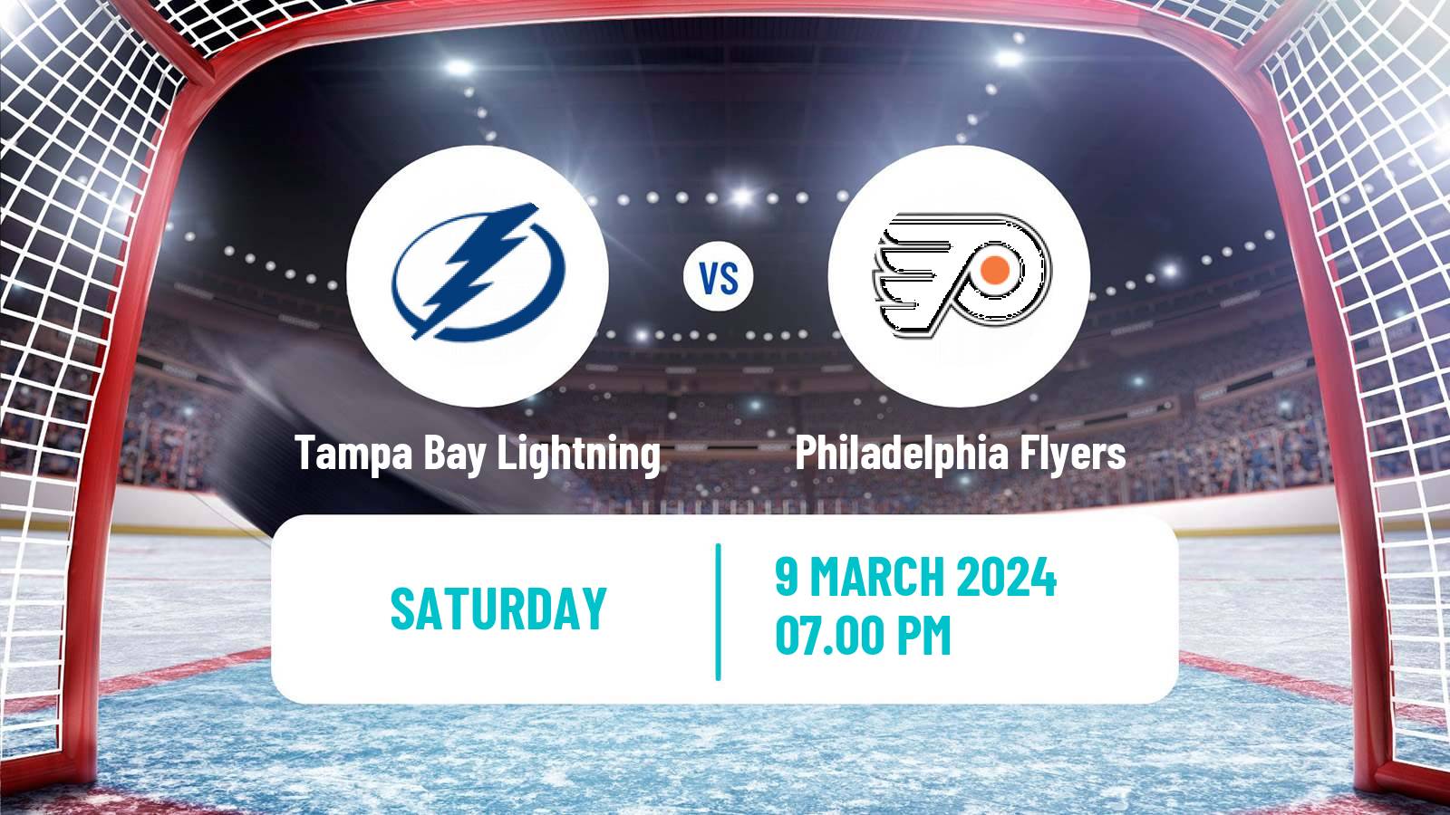Hockey NHL Tampa Bay Lightning - Philadelphia Flyers